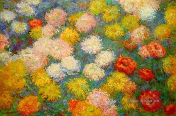 Chrysanthemen Claude Monet Ölgemälde